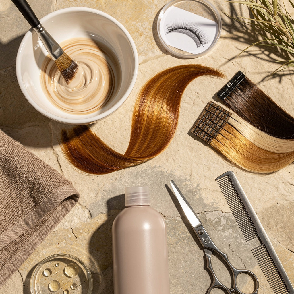 Salon Lofts professional beauty services including hair, nails, skincare, lashes, and laser treatments in Sunset Valley